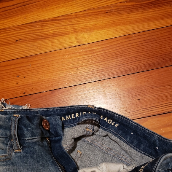 Sold WORN ONCE Hi-Rise American Eagle Jeggings - Picture 4 of 5